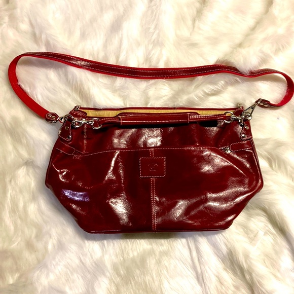 Handbags - GORGEOUS Italian Leather red travel bag 🧳